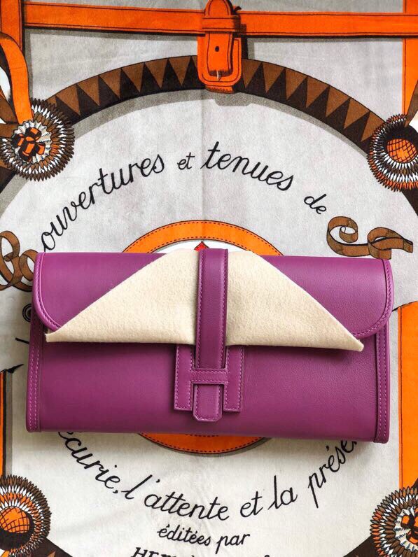 에르메스 지제 엘란29 아네몬느 스위프트 송아지가죽 내부 양가죽